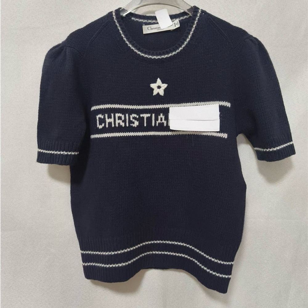 Christian Dior style fashion knit Top